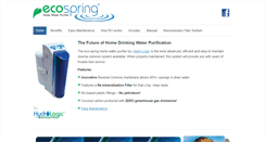 Desktop Screenshot of eco-spring.com